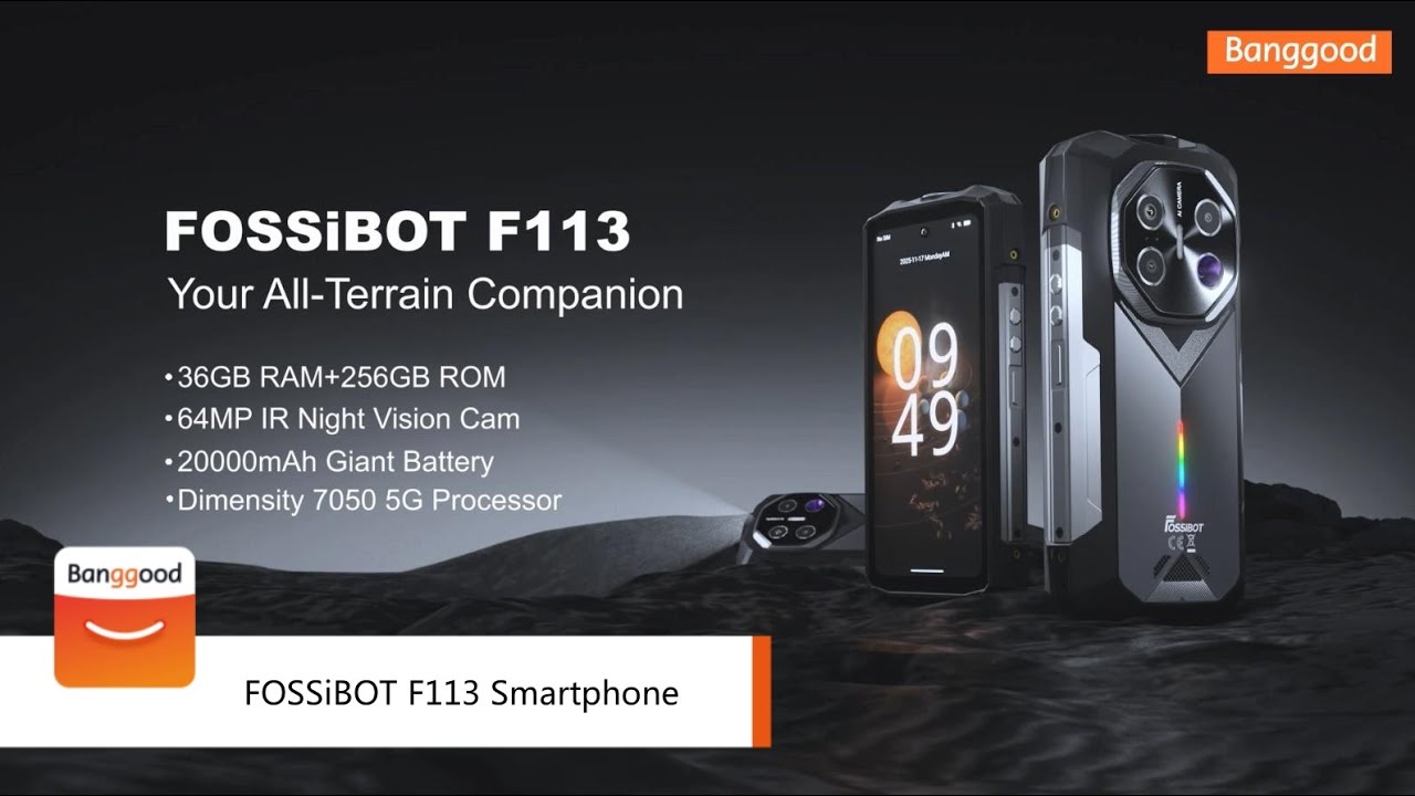 video FOSSiBOT F113 5G Smartphone