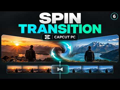 How To Make A Spin Transition In CapCut