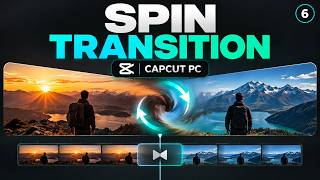 How To Make A Spin Transition In CapCut