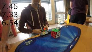 Mats Valk official 3x3 average: 7.50 seconds