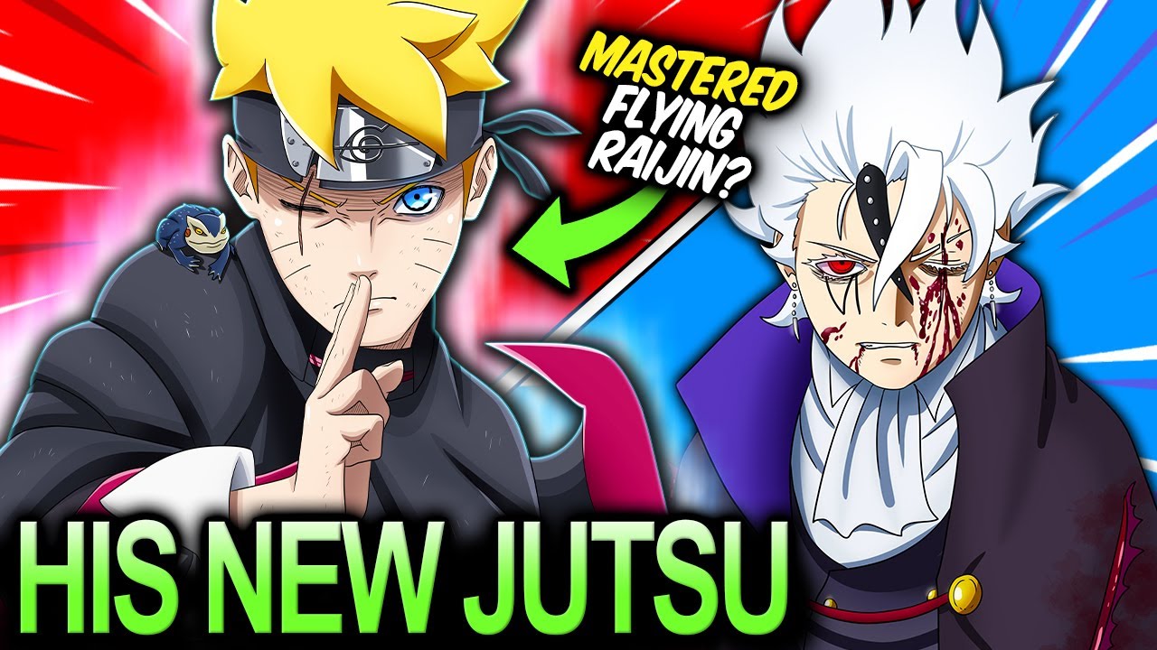 Is Boruto Using FLYING RAIJIN To Teleport To Code's Ten Tails? - YouTube