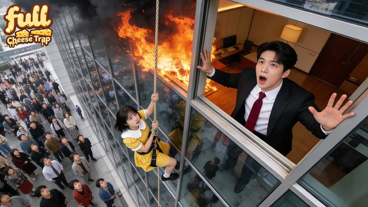 No One Dared Save Ceo Trapped In Burning High-Rise—Only Poor Girl Risked Her Life To Save Him! Love!
