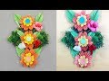 Paper craft ideas  wall decoration  simple home decor  dian crafts