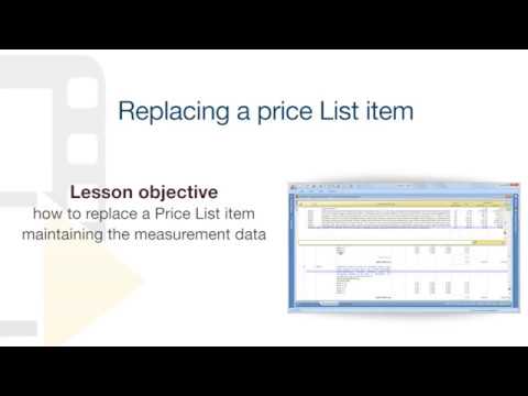PriMus Tutorial - Replacing an Item - ACCA software - YouTube
