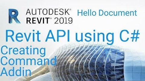 #RevitAPI Revit API using C# | Create Revit Command Addin