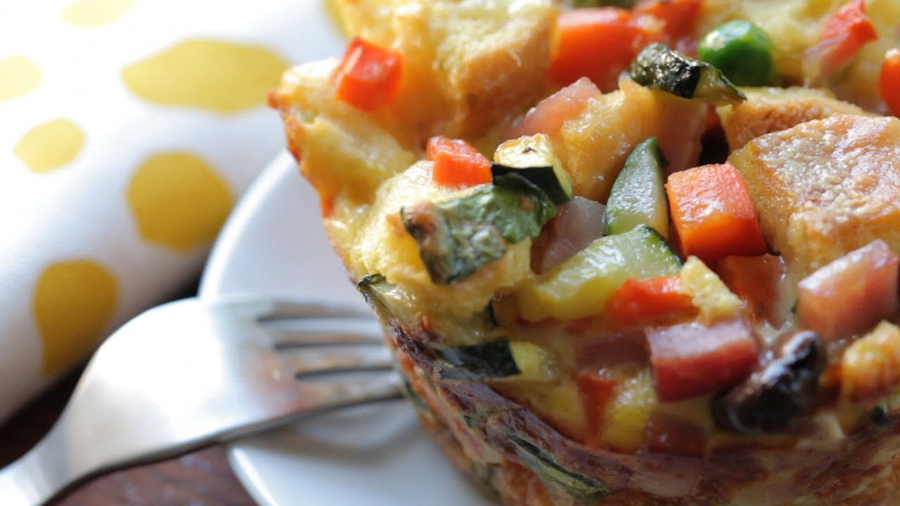 Vegetable frittata muffins toddler recipe YouTube