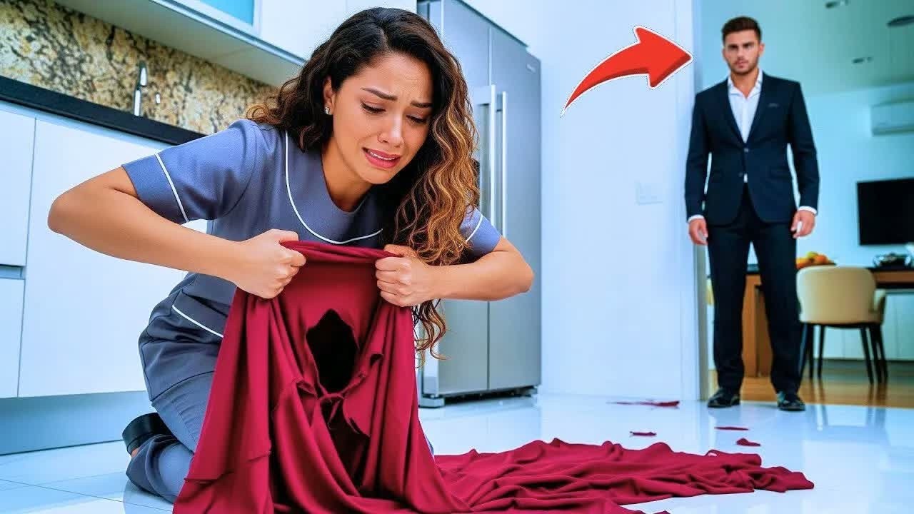 LEI STRAPPÒ IL VESTITO DOPO UN APPUNTAMENTO — MA IL SUO CAPO MILIONARIO LA VIDE PIANGERE E SI FE