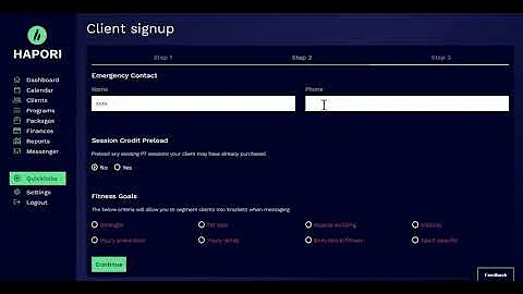 Add Client in 60 seconds