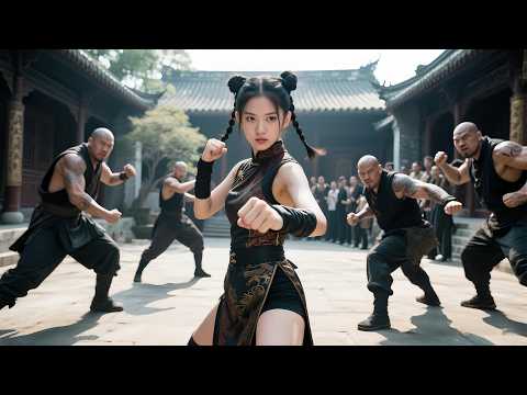 Seemingly weak, the girl is actually a martial arts genius! The amazing set of Ryu Yun's Breaking Fist not only swept the ring, but also beat the Japanese bandit and falsified the head and mouse, astonishing the crowd ~ #短劇 #逆袭 #爽剧 #豪门 #shortdramas #功夫