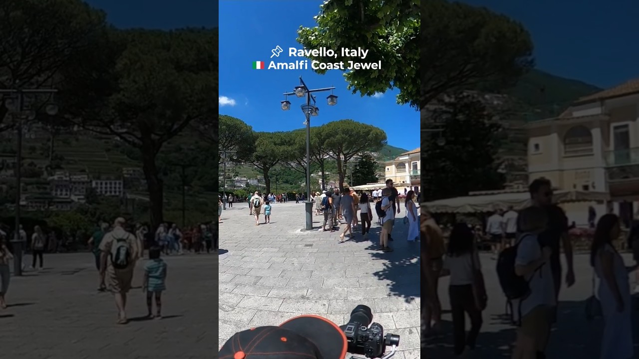 🇮🇹 Равелло, Италия | Прогулка по волшебному саду в формате 4K