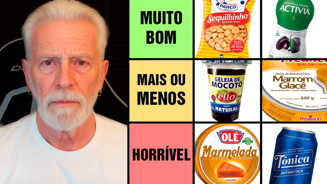 Provando comidas de IDOSO