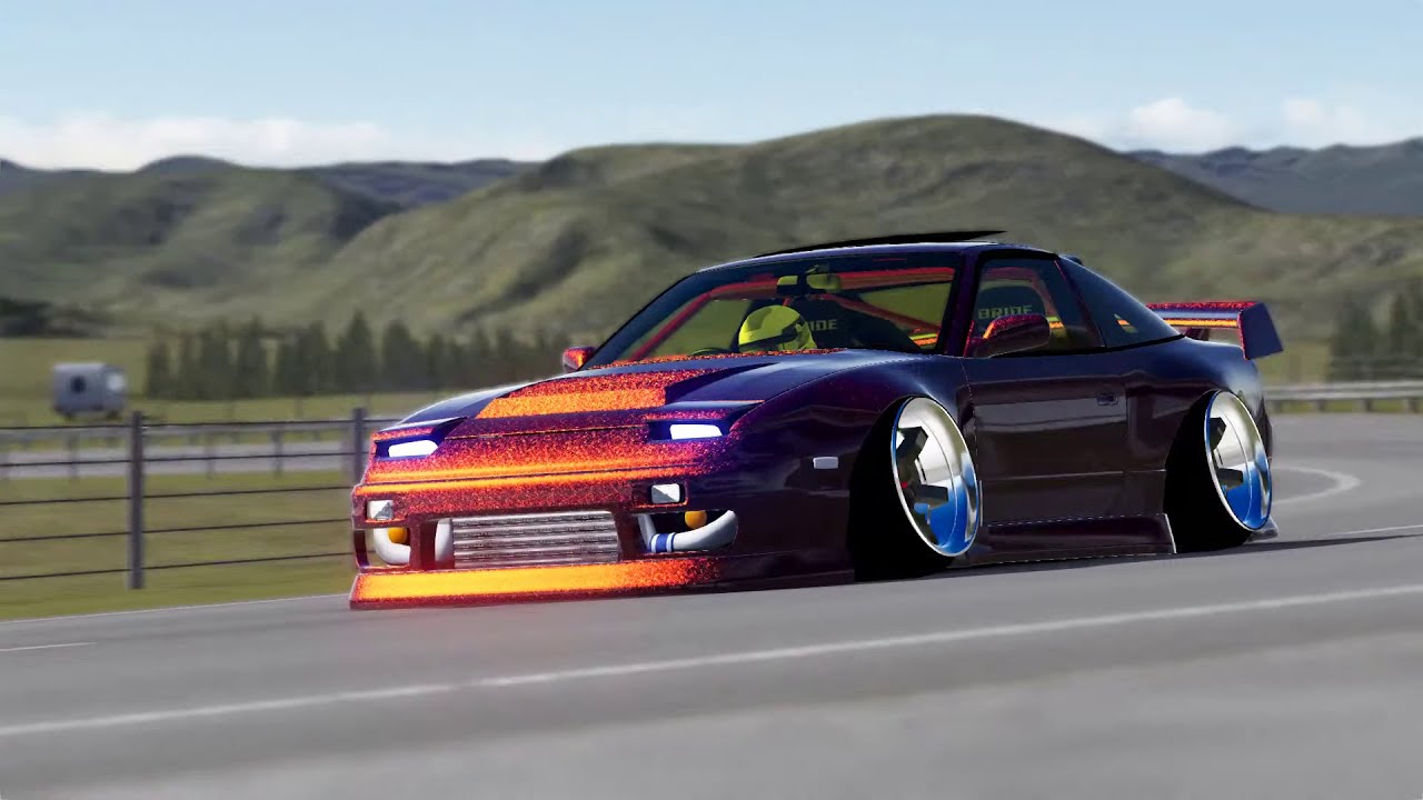 Assetto Corsa 180SX drift camber test YouTube