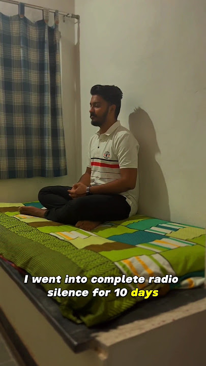 10 Days as a Monk | Vipassana Meditation | Dhamma Khetta