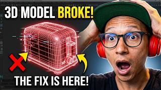 My 3D Model Just Glitched... Here's How I Fixed It! Guide