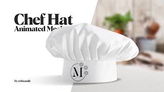 Chef Hat Animated Mockup Presentation
