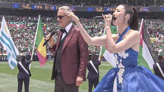 Andrea bBocelli & Ejae live performances at Fifa world cup opening ceremony 