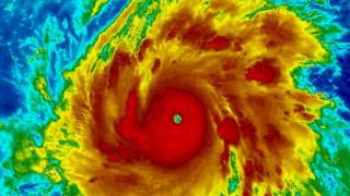 Hurricane Walaka rages through Central Pacific - 2pm HST Oct 1, 2018