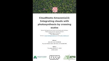 CloudRoots-Amazonia22: Integrating clouds with photosynthesis by crossing scales