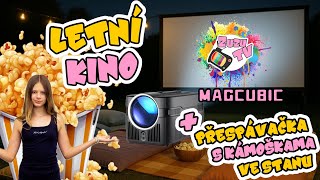 Holčičí přespávačka & letní kino s MAGCUBIC 🎬🌙