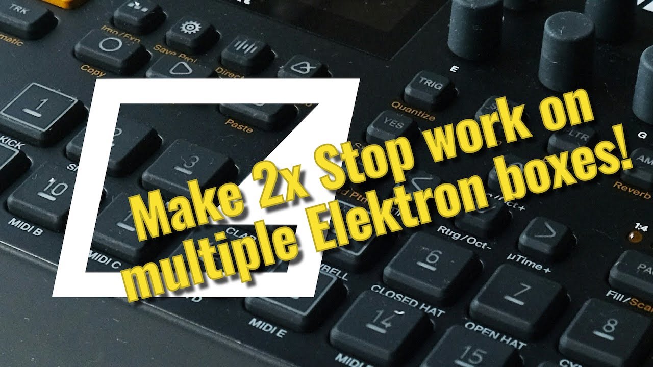 Elektron boxes fully stop together! Digitakt II / Digitone II / Syntakt / OG Digitakt + Digitone