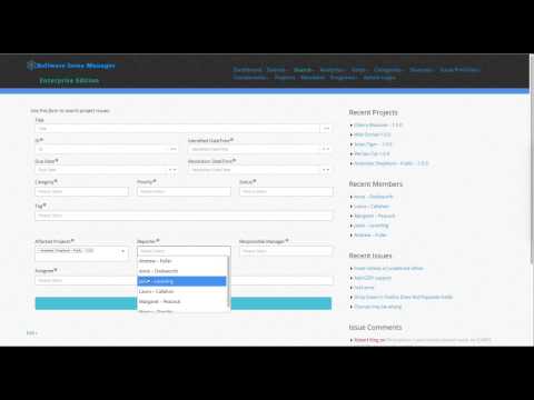 Software Issue Manager Enterprise WordPress Plugin - Multi dimensional searches