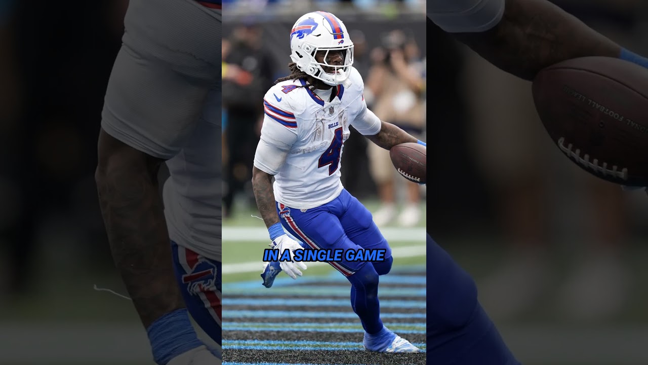 James Cook Went OFF 😳 A Historic Rushing Performance vs the Panthers 🔥 