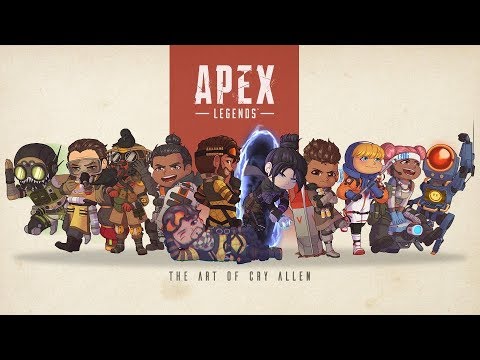 Live Apexlegends サムネのイラスト最高にイイ プラチナ行くまでやめれまてん エーペックスレジェンズ Youtube