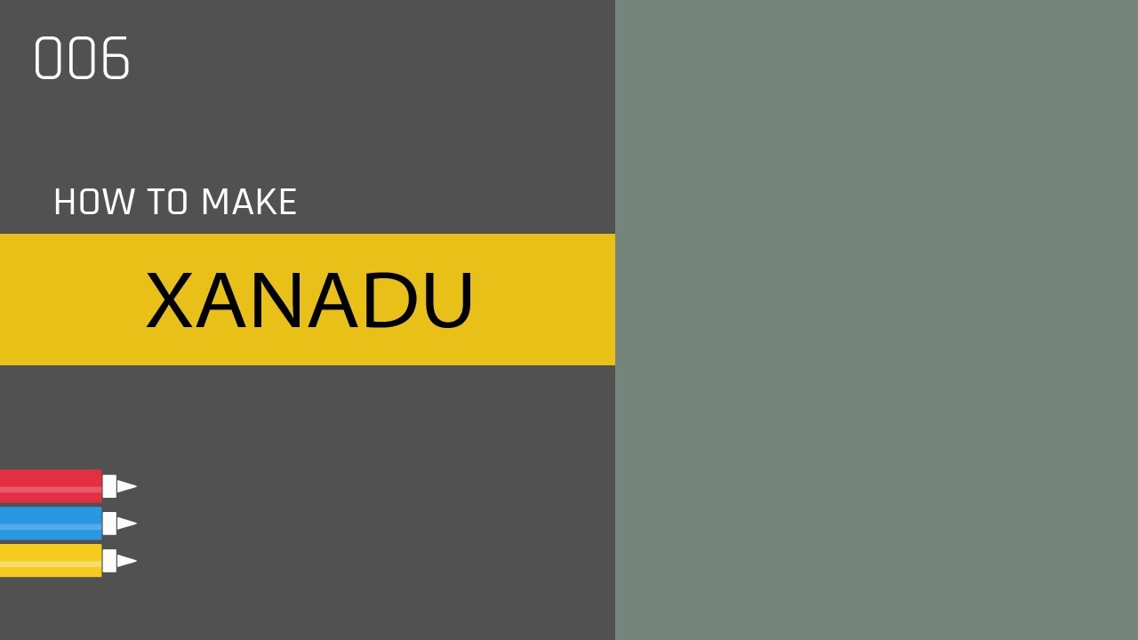 ANYSHADE 006. How to make XANADU color for painting or interior. Color
