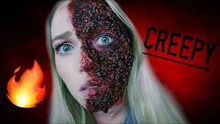 Half Burnt Face | SFX MAKEUP!