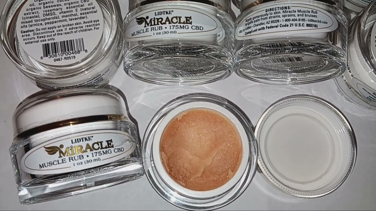 Lidtke CBD Miracle Muscle Rub 175mg Militarysurplusllc.com