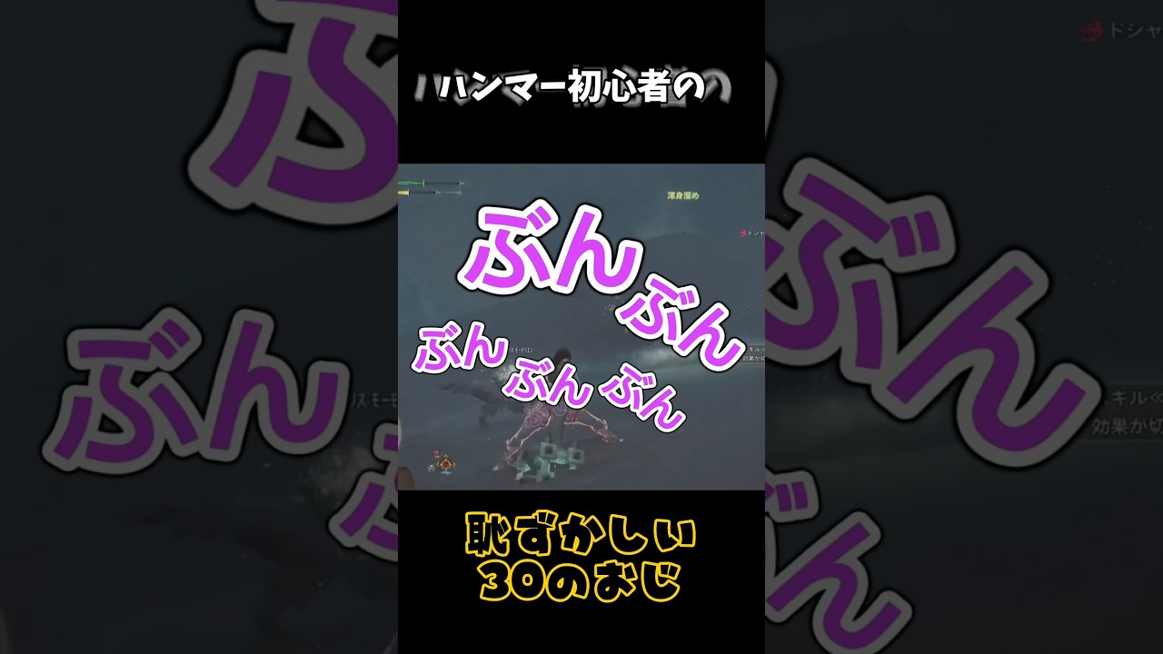 【モンハンワイルズ】アセンダンスに向けてハンマー使ったら恥ずかしかったw #monsterhunterwildsgame #もんはん #アセンダンス #ハンマー #danky_ch