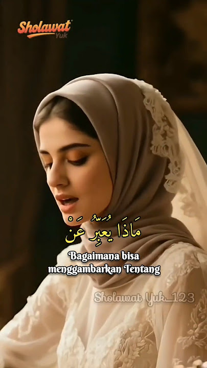 Merinding !! Sebelum Akad Nikah Wanita Cantik ini, sholawat Ya badrotim #yabadrotim #sholawatviral