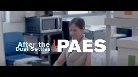 PAES Training Series Video 11: After the Dust Settles