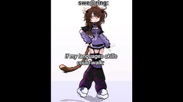 😱IF MY LANGUAGES?😳⁉️✨️//CR:TIKTOK #gacha #shorts #meme #gachaclub #gachalife #animation #oc #cat