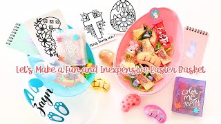 Let's Make a Fun and Inexpensive Easter Basket with Cricut | Fun Inspirational Crafts