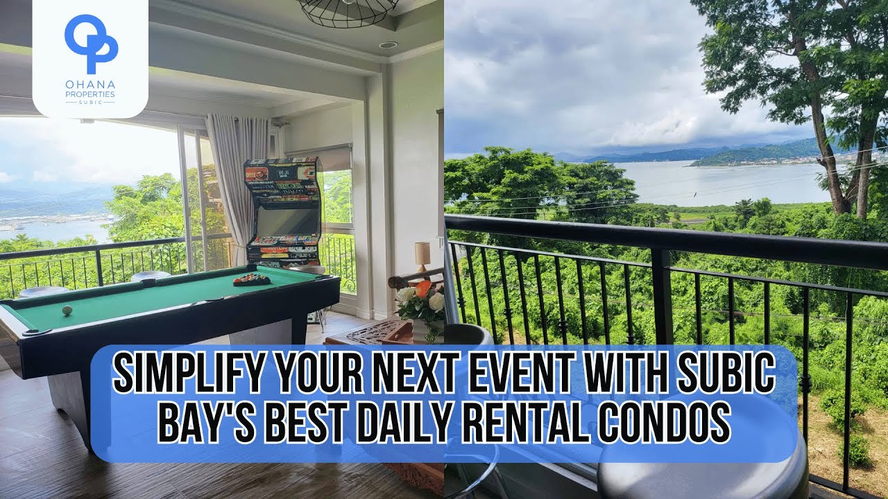 Simplify Your Next Event with Subic Bay's Best Daily Rental Condos