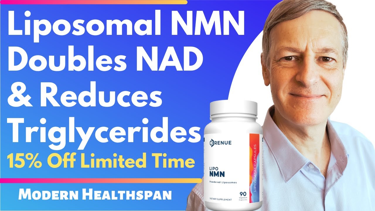 Lipo NMN Doubles NAD & Reduces Triglycerides 15% Discount Code R888223N