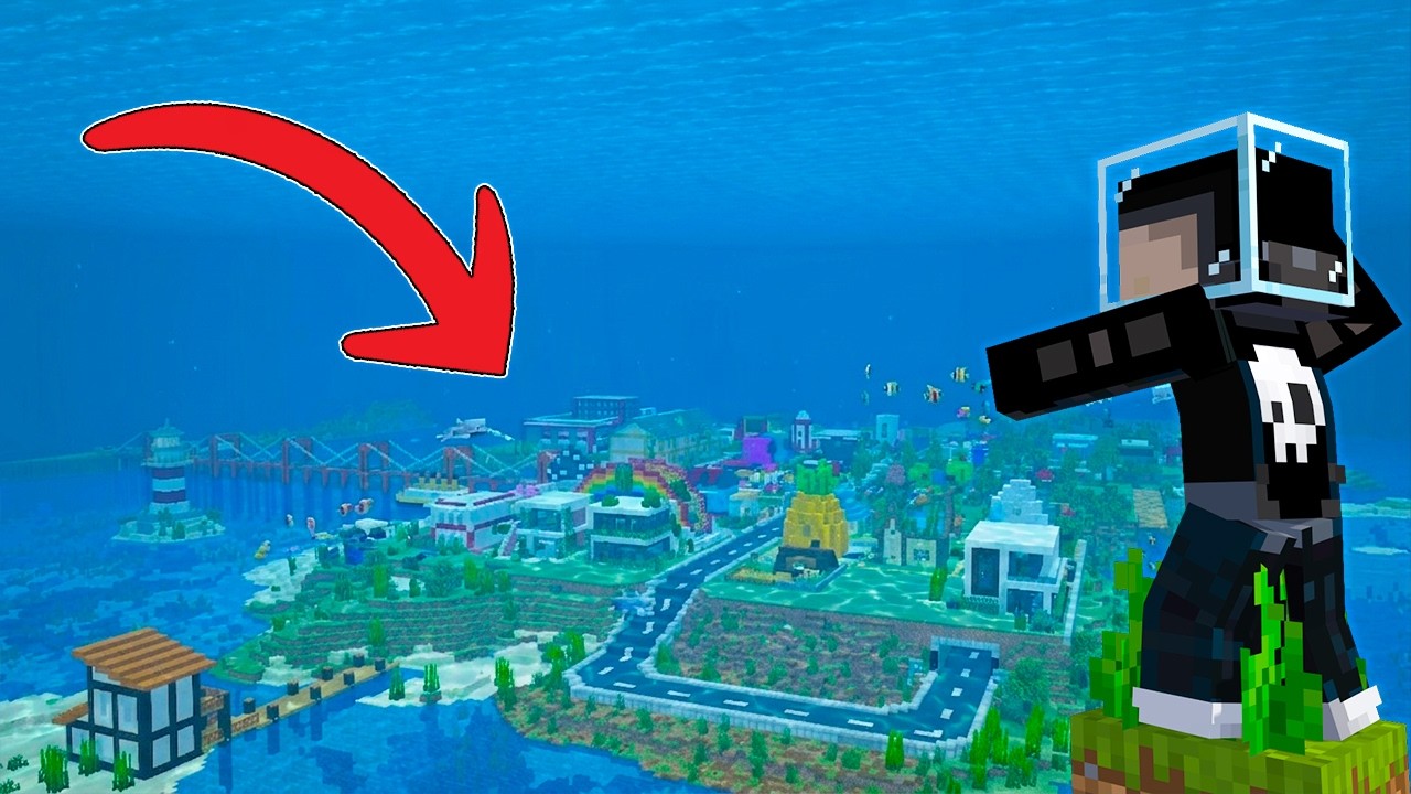 Minecraft, But The Whole World is Underwater!