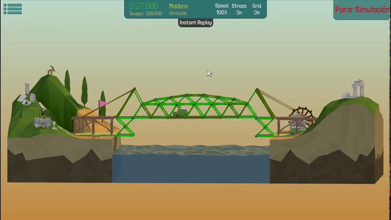 Poly Bridge - 18m Double Deck