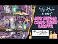 Mix media card with lights and a couple of announcements 