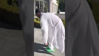 King Combs being hyped up by Diddy