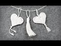 How to Make Macrame Heart using Double Half Hitch Knots