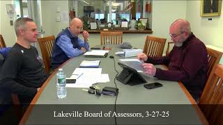 Lakeville Board of Assessors, 3-27-25