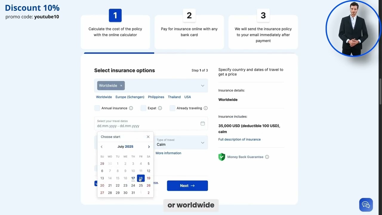 How to buy travel insurance for USA? Discount 10%.