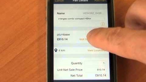 Quilder Estimate and Quote App for iPhone Demo