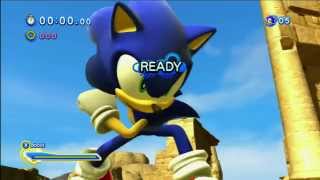 Sonic Generations. Arid Sands act 2 with QTE