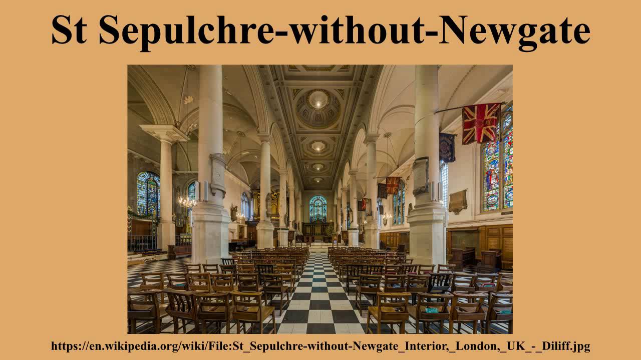 St Sepulchre-without-Newgate