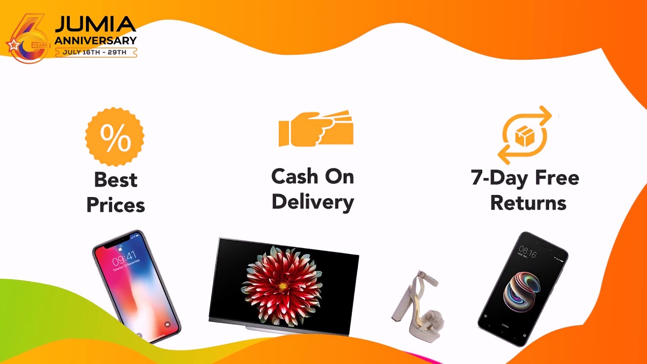 Jumia, The online shop you can trust 6 Years Anniversary YouTube