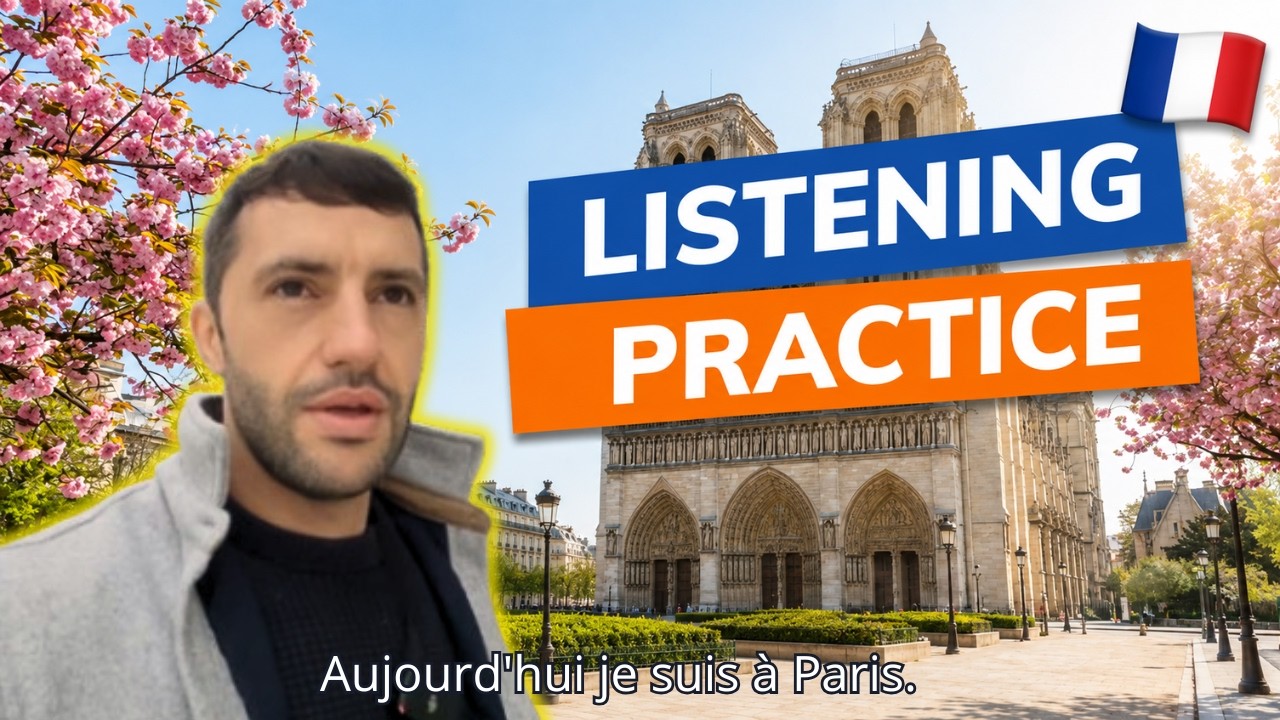 Easy French Listening Practice in Paris | Vlog Paris (FR/EN Subtitles)