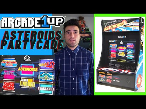 ARCADE1UP ASTEROIDS 8 IN 1 PARTYCADE from Brick Rod